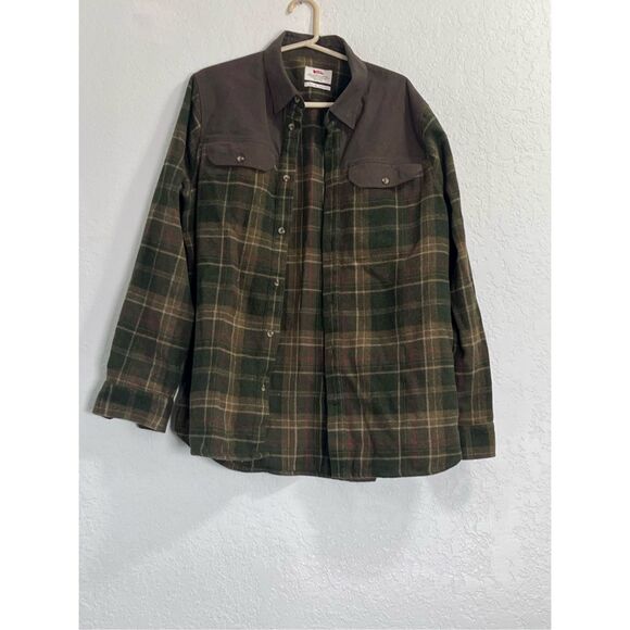 Fjallraven Granite Men's Shirt Flannel Shirt Outdoor Shirt Logger Shirt Plaid XL - Picture 2 of 8